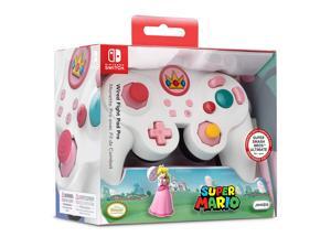 PDP 500-100-NA-D5 Nintendo Switch Super Mario Bros Princess Peach GameCube Style Wired Fight Pad Pro Controller PDP 500-100-NA-D5 Nintendo Switch Super Mario Bros Princess Peach GameCube Style Wired Fight Pad Pro Controller