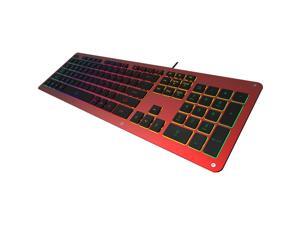 CORN GK5 Aluminum Alloy Silent Typing Keyboard for Office and Daily Use, RGB Backlit , Extra-slim Keyboard with Chiclet Keycaps CORN GK5 Aluminum Alloy Silent Typing Keyboard for Office and Daily Use, RGB Backlit , Extra-slim Keyboard with Chiclet Keycaps