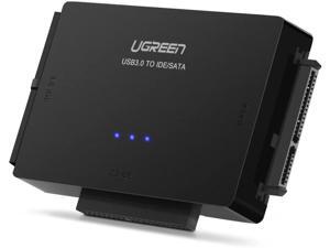 UGREEN USB IDE Adapter USB 3.0 to Sata IDE Hard Drive Converter Combo for 2.5" 3.5" IDE SATA SSD Hard Drives Disks with 12V 2A Power Adapter and USB 3.0 Cable for Laptop UGREEN USB IDE Adapter USB 3.0 to Sata IDE Hard Drive Converter Combo for 2.5" 3.5" IDE SATA SSD Hard Drives Disks with 12V 2A Power Adapter and USB 3.0 Cable for Laptop