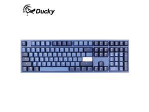 Ducky One 2 108 Coastline Edition, All Non-conflicting 108 Keys, Cherry MX Mechanical  Gaming Keyboard, PBT Keycaps
