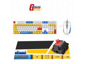 iKBC X GUNDAM RX-78-2 Limited Version Cherry MX Red USB Wired Mechanical Gaming Keyboard and USB Wired 5000DPI Mouse ( Mouse Pad is Not Included) iKBC X GUNDAM RX-78-2 Limited Version Cherry MX Red USB Wired Mechanical Gaming Keyboard and USB Wired 5000DPI Mouse ( Mouse Pad is Not Included)