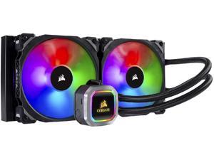 Corsair H115i RGB Platinum AIO Liquid CPU Cooler,280mm,Dual ML140 PRO RGB PWM Fans,Intel 115x/2066,AMD AM4/TR4 Corsair H115i RGB Platinum AIO Liquid CPU Cooler,280mm,Dual ML140 PRO RGB PWM Fans,Intel 115x/2066,AMD AM4/TR4