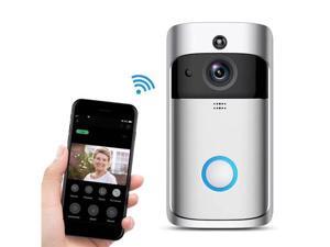 Smart Wifi Video Doorbell, 720P HD Security Camera Real-Time Two-Way Talk/Video, Night Vision, PIR Motion Detection and App Control for IOS and Android Smart Wifi Video Doorbell, 720P HD Security Camera Real-Time Two-Way Talk/Video, Night Vision, PIR Motion Detection and App Control for IOS and Android