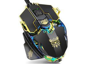 ONIKUMA CW901 Optical USB Wired Professional Gaming Mouse Programmable 6-color Breathing LED Mice ONIKUMA CW901 Optical USB Wired Professional Gaming Mouse Programmable 6-color Breathing LED Mice