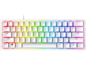 Razer Huntsman Mini 60% Gaming Keyboard: Fastest Keyboard Switches Ever - Linear Optical Switches - Chroma RGB Lighting - PBT Keycaps - Onboard Memory - Mercury White Razer Huntsman Mini 60% Gaming Keyboard: Fastest Keyboard Switches Ever - Linear Optical Switches - Chroma RGB Lighting - PBT Keycaps - Onboard Memory - Mercury White