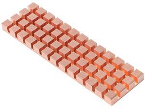 CORN M.2 2280 SSD Pure Copper Heatsink Kit Cooler Heat Sink with Silicone Based Thermal Pad for Cooling M.2 SSD NGFF SSD NVME SSD(67x18x2mm) CORN M.2 2280 SSD Pure Copper Heatsink Kit Cooler Heat Sink with Silicone Based Thermal Pad for Cooling M.2 SSD NGFF SSD NVME SSD(67x18x2mm)