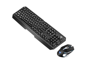 AULA T600 Rechargeable Mechanical Feeling Keyboard, 2.4GHz Wireless Connectivity, 26 Non-conflicting Keys(White Backlit) AULA T600 Rechargeable Mechanical Feeling Keyboard, 2.4GHz Wireless Connectivity, 26 Non-conflicting Keys(White Backlit)