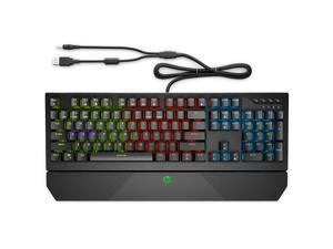 HP Pavilion Gaming 800 Red Switch Mechanical  Gaming Keyboard for  PC  and Laptop,Rainbow Backlit