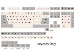 CORN Keycaps Set for Mechanical Gaming Keyboard - PBT Keycaps, Keycaps Only-Support 87/104 /108/109 Keys Keyboard- Little Overlord (QX Height)