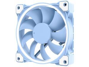 ID-COOLING ZF-12025 Pastel 120mm Case Fan White LED PWM Fan for PC Case/CPU Cooler (Baby Blue) ID-COOLING ZF-12025 Pastel 120mm Case Fan White LED PWM Fan for PC Case/CPU Cooler (Baby Blue)