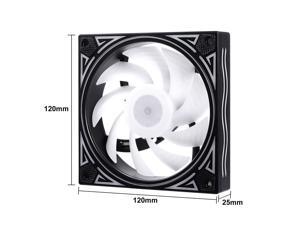 GIM KB-24 RGB Case Fans, 3 Pack 120mm Quiet Computer Cooling PC Fans, Music Rhythm 5V ARGB Addressable Motherboard SYNC/RC Controller, Colorful Cooler Speed Adjustable with Fan Control Hub GIM KB-24 RGB Case Fans, 3 Pack 120mm Quiet Computer Cooling PC Fans, Music Rhythm 5V ARGB Addressable Motherboard SYNC/RC Controller, Colorful Cooler Speed Adjustable with Fan Control Hub