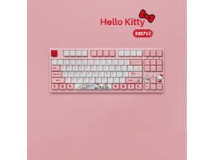 CORN 87 Hello Kitty TKL Gaming Mechanical Keyboard Double Shot Dye Sub PBT Keycaps NKRO Detachable USB Type-C CORN 87 Hello Kitty TKL Gaming Mechanical Keyboard Double Shot Dye Sub PBT Keycaps NKRO Detachable USB Type-C