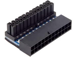 ATX 24Pin Female to 24pin Male 90 Degree Power Adapter Mainboard Motherboard for Desktops PC Supply ATX 24Pin Female to 24pin Male 90 Degree Power Adapter Mainboard Motherboard for Desktops PC Supply