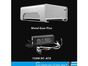 MGP Horizontal MINI Computer Case Support MINI-ITX Motherboard Aluminium Computer Case+150W DC-ATX Power Supply
