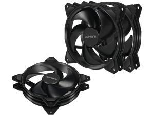 uphere Long Life Computer Case Fan 120mm Cooling Case Fan for Computer Cases Cooling Black 3-Pack, PF120BK3-3 uphere Long Life Computer Case Fan 120mm Cooling Case Fan for Computer Cases Cooling Black 3-Pack, PF120BK3-3