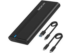 M.2 NVME SSD Enclosure Adapter Tool-Free, USB C 3.1 Gen 2 10Gbps to NVME PCIe M-Key(B+M Key) Thunderbolt 3 Solid State Drive External Enclosure Support UASP Trim for SSD Size 2242/2260/2280 M.2 NVME SSD Enclosure Adapter Tool-Free, USB C 3.1 Gen 2 10Gbps to NVME PCIe M-Key(B+M Key) Thunderbolt 3 Solid State Drive External Enclosure Support UASP Trim for SSD Size 2242/2260/2280