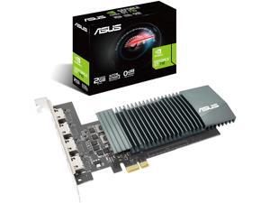 ASUS NVIDIA GeForce GT 710 Graphics Card (PCIe 2.0, 2GB GDDR5 Memory, 4X HDMI Ports, Single-Slot Design, Passive Cooling) ASUS NVIDIA GeForce GT 710 Graphics Card (PCIe 2.0, 2GB GDDR5 Memory, 4X HDMI Ports, Single-Slot Design, Passive Cooling)