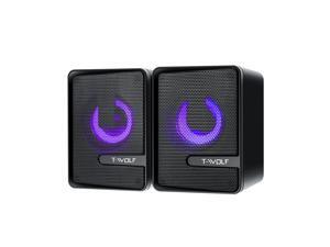 Thunder Wolf S3 Computer Speaker USB Light Double Diaphragm Subwoofer Mobile Phone Notebook Stereo Thunder Wolf S3 Computer Speaker USB Light Double Diaphragm Subwoofer Mobile Phone Notebook Stereo