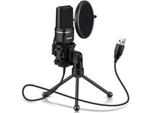 USB Microphone for Computer, Gaming PC Recording Condenser Microphone Tripod Stand & Pop Filter for Skype, Streaming, Podcasting, Google Voice Search, Gaming -Windows/Mac-M799B USB Microphone for Computer, Gaming PC Recording Condenser Microphone Tripod Stand & Pop Filter for Skype, Streaming, Podcasting, Google Voice Search, Gaming -Windows/Mac-M799B