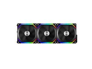 CORN UNI FAN SL120 RGB BLACK 3X 12CM FAN PACK WITH CONTROLLER ---UF-SL120-3B CORN UNI FAN SL120 RGB BLACK 3X 12CM FAN PACK WITH CONTROLLER ---UF-SL120-3B