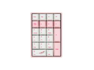 Varmilo VA21M Ergonomic Design, Cool Exterior USB Wired Mini Numeric Mechanical Keyboard, Cherry MX Switch, PBT Keycaps- Sakura Version Varmilo VA21M Ergonomic Design, Cool Exterior USB Wired Mini Numeric Mechanical Keyboard, Cherry MX Switch, PBT Keycaps- Sakura Version