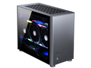 A4 Ver1.1 ITX Computer Case Support 240mm Radiator SFX-L PSU 325mm Vertical GPU Vertical Airflow Tempered Glass Side Panel Separated Cabinet Magnalium Case