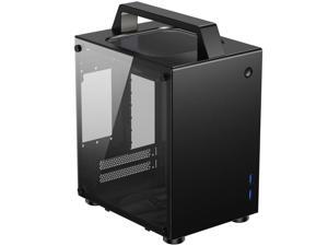 T8 Handle Mini-ITX Computer Case Aluminum Tempered Glass Desktop Chassis with Handle for 170mm*170mm Motherboards T8 Handle Mini-ITX Computer Case Aluminum Tempered Glass Desktop Chassis with Handle for 170mm*170mm Motherboards
