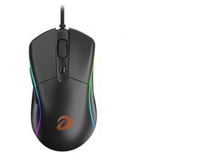Dareu A960 gaming mouse 65g lightweight led RGB backlight soft-wired mice pmw3389 16000 dpi 50 million click times