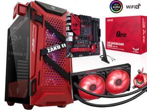 ASUS ZAKU TUF Gaming B550M-ZAKU (WI-FI) Motherboard & GT301 ZAKU II Computer Case & LC 240 RGB All-in-one liquid CPU Cooler Combo ASUS ZAKU TUF Gaming B550M-ZAKU (WI-FI) Motherboard & GT301 ZAKU II Computer Case & LC 240 RGB All-in-one liquid CPU Cooler Combo