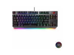 ASUS ROG Strix Scope TKL Wired Mechanical RGB Gaming Keyboard for FPS Games, Cherry MX Blue Switches, Aluminum Frame, Aura Sync Lighting ASUS ROG Strix Scope TKL Wired Mechanical RGB Gaming Keyboard for FPS Games, Cherry MX Blue Switches, Aluminum Frame, Aura Sync Lighting