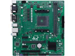 ASUS PRO A520M-C - Micro-ATX AMD A520 Business Motherboard with Enhanced Security, Reliability and Manageability