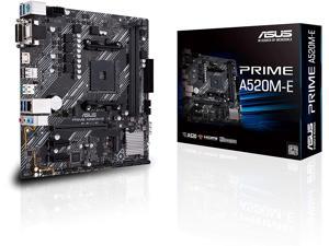 ASUS Prime A520M-E AMD A520 (Ryzen AM4) Micro ATX Motherboard with M.2 Support, 1 Gb Ethernet, HDMI/DVI/D-Sub, SATA 6 Gbps, USB 3.2 Gen 2 Type-A