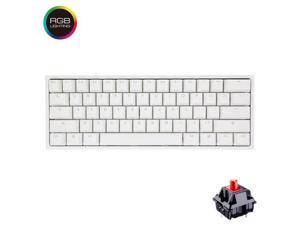 Ducky One 2 mini RGB, All Non-conflicting 61Keys, Cherry MX Red Mechanical RGB Backlit Gaming Keyboard - White Ducky One 2 mini RGB, All Non-conflicting 61Keys, Cherry MX Red Mechanical RGB Backlit Gaming Keyboard - White
