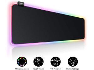 Corn RGB Soft Gaming Mouse Pad Large, Oversized Glowing Led Extended Mousepad ,Non-Slip Rubber Base Computer Keyboard Pad Mat Corn RGB Soft Gaming Mouse Pad Large, Oversized Glowing Led Extended Mousepad ,Non-Slip Rubber Base Computer Keyboard Pad Mat