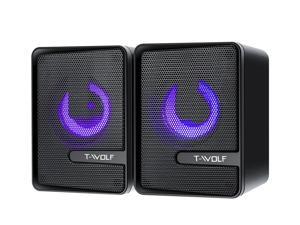 Computer Speakers S3 USB Light Double Gaming RGB Speakers PC Wired 2.0 USB Powered Volume Control Stereo Mini Speaker 3.5mm Aux Input for Desktop PC Ph Computer Speakers S3 USB Light Double Gaming RGB Speakers PC Wired 2.0 USB Powered Volume Control Stereo Mini Speaker 3.5mm Aux Input for Desktop PC Ph