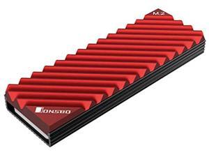 M.2 Solid-State Hard Drive Cooler, NVME Hard Drive 2280, With Cooling Pad M.2 All-Aluminum Cooler (Red) M.2 Solid-State Hard Drive Cooler, NVME Hard Drive 2280, With Cooling Pad M.2 All-Aluminum Cooler (Red)