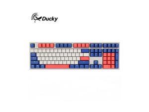 Ducky One 2 108 Bon Voyage Edition, All Non-conflicting 108 Keys, Cherry MX Mechanical Gaming Keyboard, PBT Keycaps Ducky One 2 108 Bon Voyage Edition, All Non-conflicting 108 Keys, Cherry MX Mechanical Gaming Keyboard, PBT Keycaps