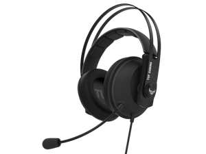 ASUS TUF GAMING H7 GUN METAL PC and PS4 gaming headset with onboard 7.1 virtual surround and upgraded ear cushions for eyewear comfort,support for PC, Mac, PS4, Nintendo Switch, mobile and Xbox One