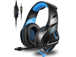ONIKUMA Gaming Headset for PS4 ,Xbox One, 7.1 Surround Sound Noise Canceling Headset with Microphone &RGB LED Light, Compatible with PC,Game Boy Advance,Nintendo Switch ONIKUMA Gaming Headset for PS4 ,Xbox One, 7.1 Surround Sound Noise Canceling Headset with Microphone &RGB LED Light, Compatible with PC,Game Boy Advance,Nintendo Switch