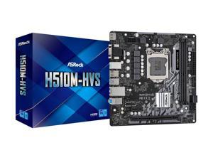 ASRock H510M-HVS LGA 1200 Intel H510 SATA 6Gb/s Micro ATX Intel Motherboard