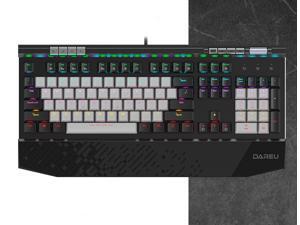 Dareu EK812 Upgrade Mechanical Gaming Keyboard with RGB LED Backlit,104 Keys Anti-ghosting Ergonomic USB Wired PC Gaming Keyboards (Black Gray,Brown Switch) Dareu EK812 Upgrade Mechanical Gaming Keyboard with RGB LED Backlit,104 Keys Anti-ghosting Ergonomic USB Wired PC Gaming Keyboards (Black Gray,Brown Switch)