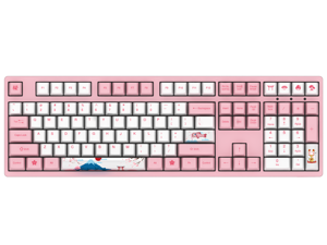 CORN 3108V2 World Tour Tokyo Sakura Pink Gaming Mechanical Keyboard Double Shot Five-Side Dye Sub PBT Keycaps NKRO Detachable USB Type-C CORN 3108V2 World Tour Tokyo Sakura Pink Gaming Mechanical Keyboard Double Shot Five-Side Dye Sub PBT Keycaps NKRO Detachable USB Type-C
