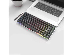 UrChoiceLtd® Ajazz Geek AK3 Usb RGB Wired Gaming Mechanical Keyboard Blue Black Switches for Office, Typists and Play Games ( Black Switch, Black) UrChoiceLtd® Ajazz Geek AK3 Usb RGB Wired Gaming Mechanical Keyboard Blue Black Switches for Office, Typists and Play Games ( Black Switch, Black)