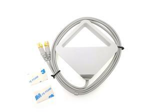 Corn OEM 2.4GHz 5GHz Dual Band WiFi Antenna, Omni SMA WiFi Antenna Magnetic Base with 4ft Extension Cable