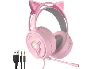 CORN PSH-200 7.1 Surround Sound Gaming Headset with Noise Cancelling Mic, 50MM Drivers, Stereo Surround, Soft Earmuffs Headphone with 3.5MM & Mic & LED Light CORN PSH-200 7.1 Surround Sound Gaming Headset with Noise Cancelling Mic, 50MM Drivers, Stereo Surround, Soft Earmuffs Headphone with 3.5MM & Mic & LED Light