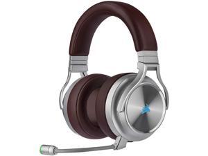 Corsair Virtuoso RGB Wireless SE Gaming Headset - High-Fidelity 7.1 Surround Sound W/Broadcast Quality Microphone, Memory Foam Earcups, 20 Hour Battery Life, Works w/PC, PS5, PS4 - Brown Corsair Virtuoso RGB Wireless SE Gaming Headset - High-Fidelity 7.1 Surround Sound W/Broadcast Quality Microphone, Memory Foam Earcups, 20 Hour Battery Life, Works w/PC, PS5, PS4 - Brown
