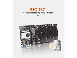 CORN BTC-D37 Mining Motherboard CPU Set 8 Video Card Slot DDR3