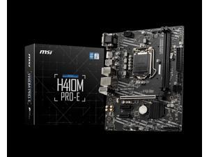 MSI H410M PRO-E Motherboard Intel 10th Gen Micro-ATX Motherboard