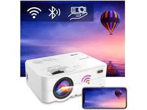 WiFi Bluetooth Projector  Artlii Enjoy 2 Mini Projector for iPhone Support Full HD 1080P Keystone  Zoom 300 Portable Movie Projector Compatible with TV Stick iOS Android