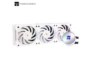 Thermalright Frozen Magic 360 SCENIC(White)CPU Water Cooling Radiator, Copper Mirror Base, ARGB Metal Cooling Head, 120mm TL-C12 Pro Silent Fan, Suitable for Intel AMD PC Water Cooling Syste